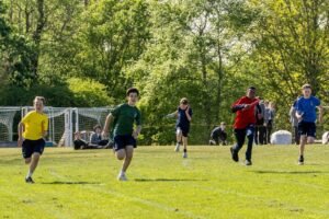 St Edmunds College Grand House Relay first leg