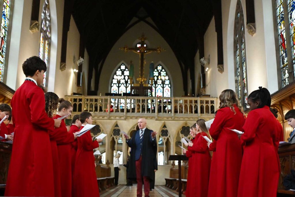 Archbishop Visits St. Edmund's