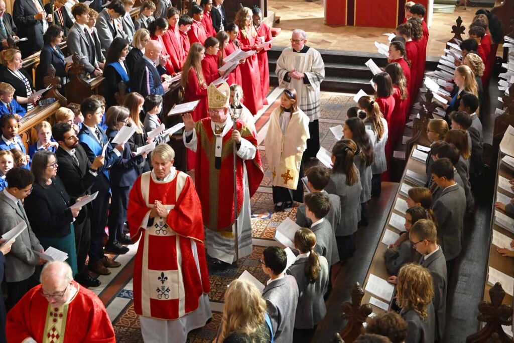 Archbishop Visits St. Edmund's
