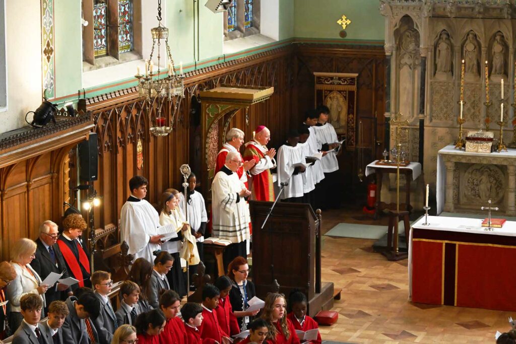 Archbishop Visits St. Edmund's