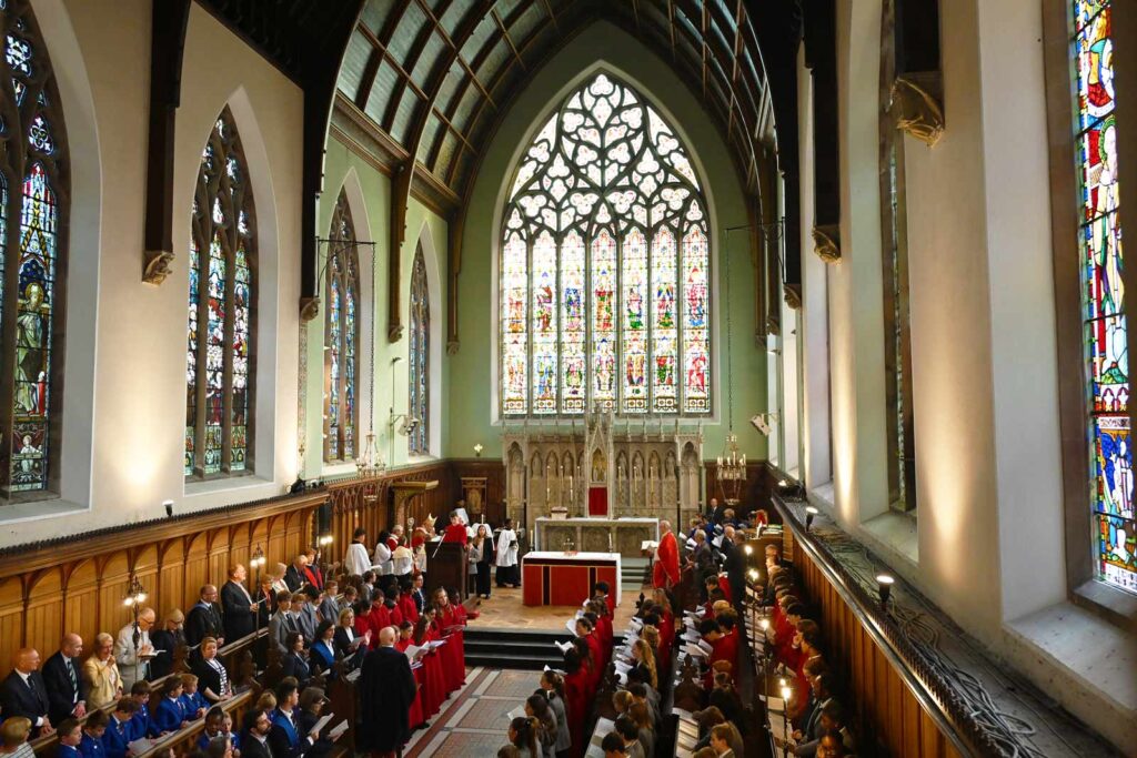Archbishop Visits St. Edmund's