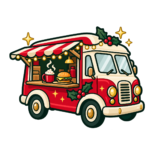 Festive food vans